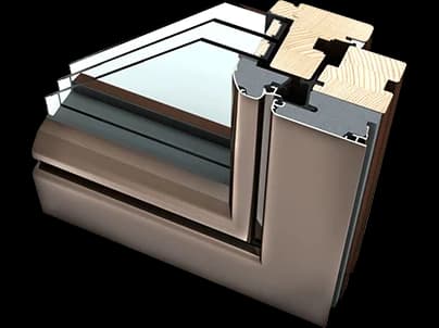 HF310 Ambiente — profil Lemn-Aluminiu