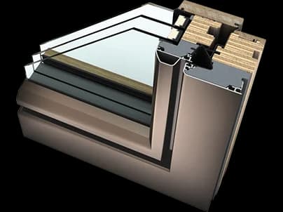 HF410 Ambiente — profil Lemn-Aluminiu