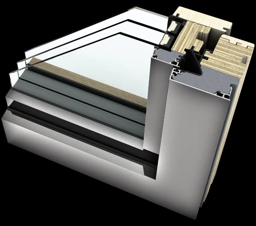 HF510 Home Pure — profil Lemn-Aluminiu