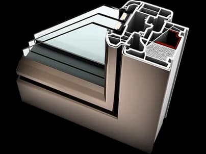 KF410 Ambiente — profil PVC-Aluminiu