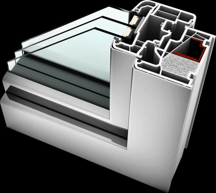 KF410 Home Soft — profil PVC-Aluminiu