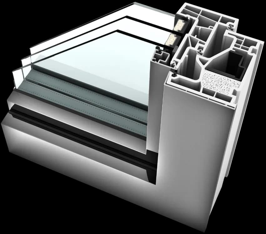KF510 Home Pure — profil PVC-Aluminiu